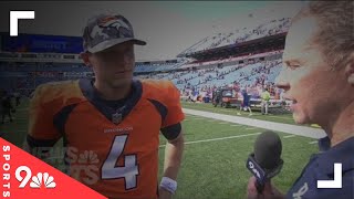 Brett Rypien talks about Broncos preseason performance against Bills