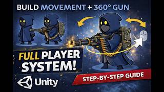 Build FULL Player Movement + 360° Gun System in Unity | Iron Train Devlog #007  (v1.1)