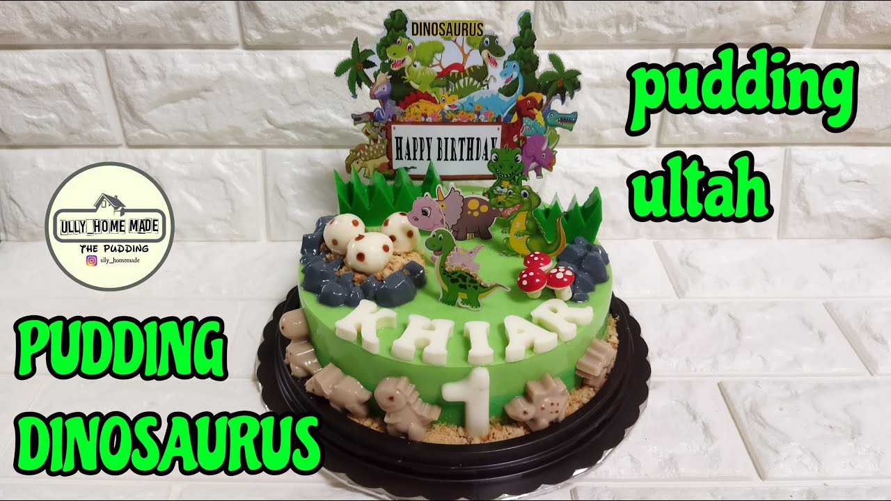 PUDDING ULTAH DINOSAURUS