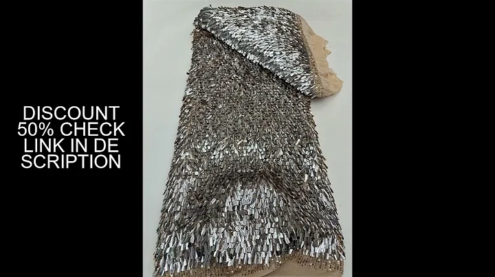 5 Yards Luxury African Sequins Groom Lace Fabric 2024 High Quality French Nigerian mesh Lace Fabric