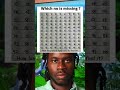 Which No Is Missing Which No Is Missing