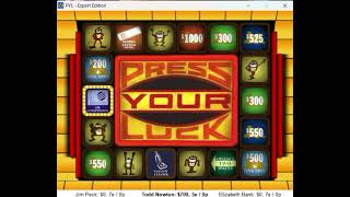 Press Your Luck MC edition Jim Peck VS Todd Newton VS Elizabeth Banks Part 1