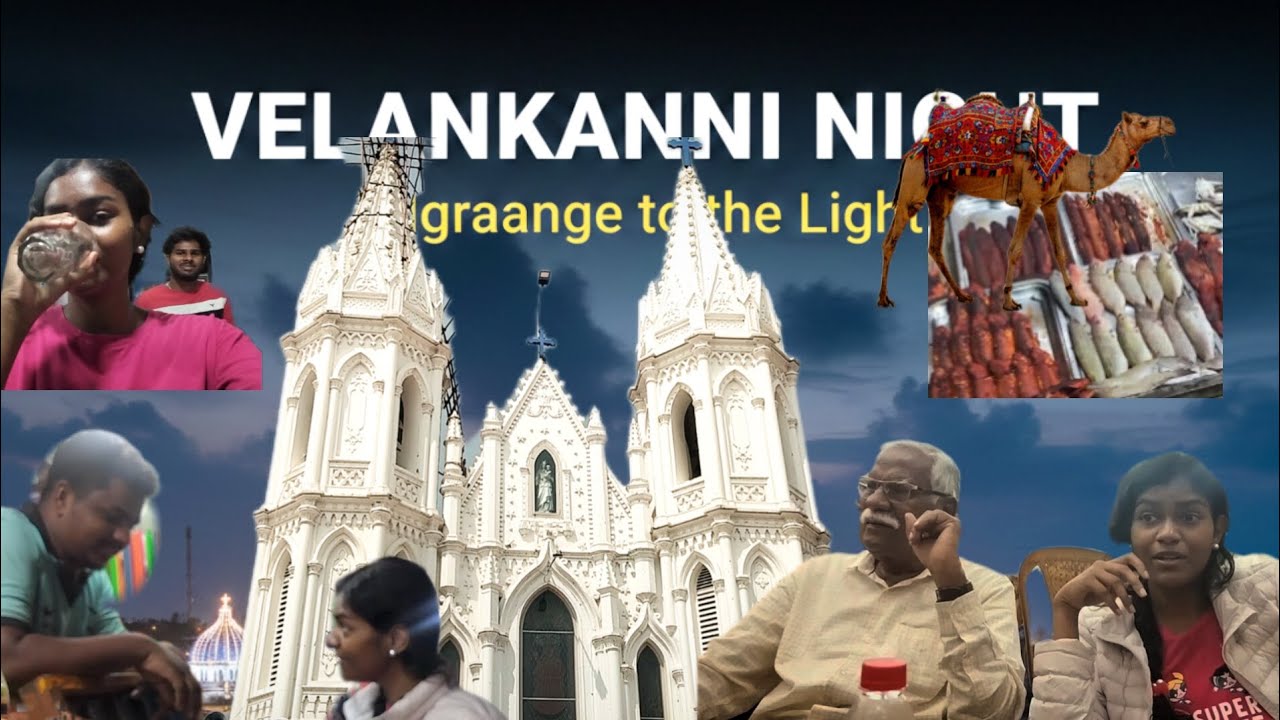 Velankanni night view 