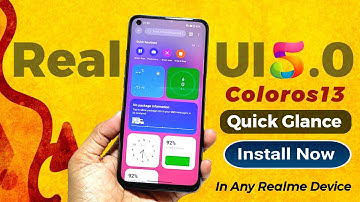 Realme UI 5.0 Quick Glance APK | Replace Google Feed | Realme UI 5.0 Smart Assistant install in UI 3