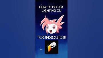 How to do rim lighting in ToonSquid | ToonSquid tutorial ￼