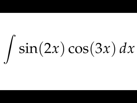 ∫ sin(2x) cos(3x) dx | MIT Integration 🐝 Qualifying Exam 2014 | Integration of sin2x cos3x - youtube