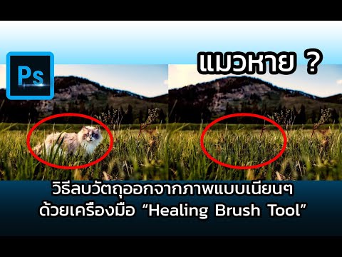 Photoshop: ลบวัตถุในภาพอย่างง่ายดายด้วยเครื่องมือ Healing Brush