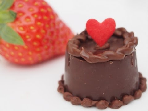 ミニチョコケーキの作り方 How To Make Mini Chocolatecake Youtube