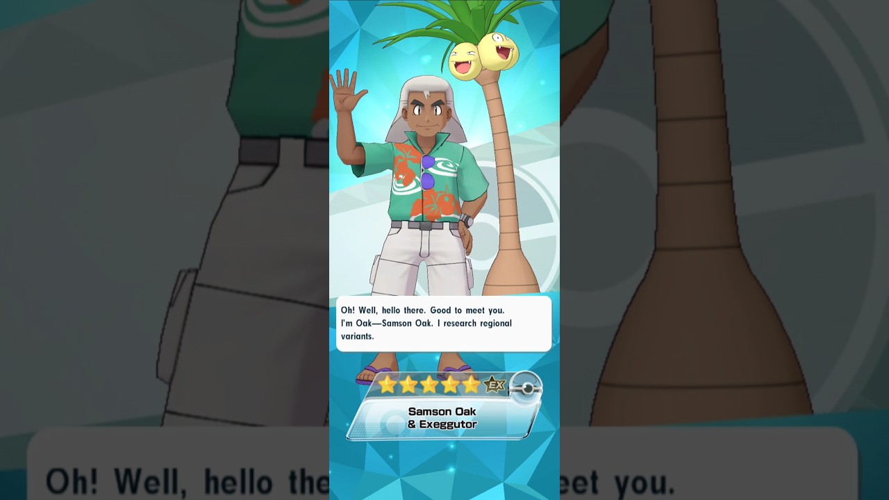 PROFESSOR OAK'S COUSIN IS HERE! Samson Oak Summons! | Pokémon Masters EX