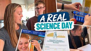 What Homeschool Science Looks Like in Our House | Lab Day Vlog