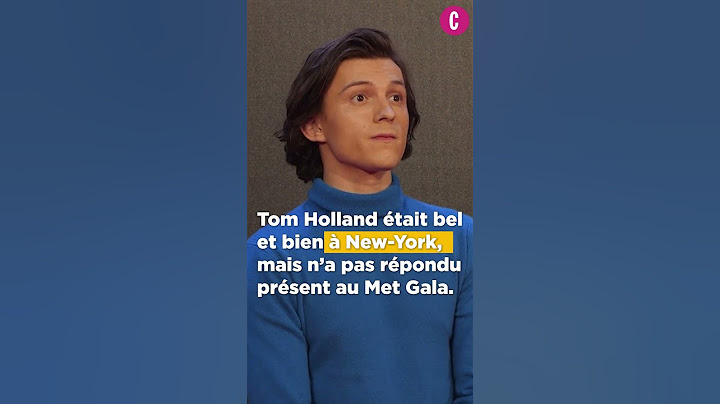Même si Zendaya a assisté au Met Gala seule, Tom Holland n'était pas très loin