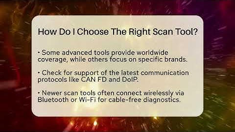 How Do I Choose The Right Scan Tool? - Talking Tech Trends