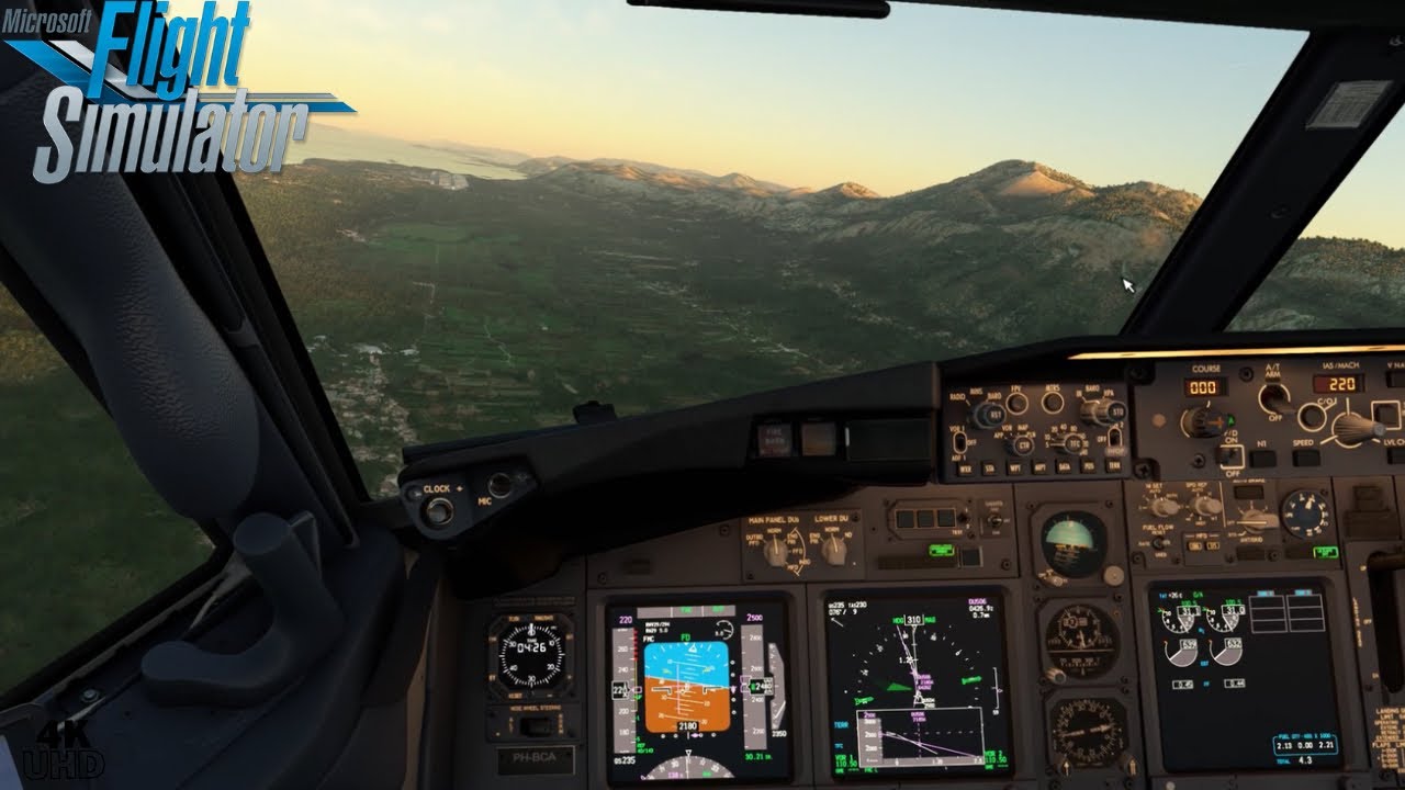 Fly along this stunning approach in MSFS | PMDG 737 - YouTube