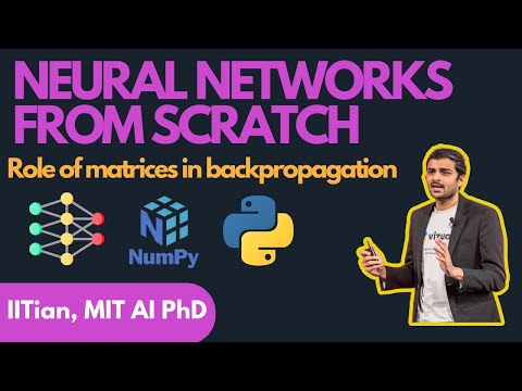 Lecture 14 - Role of matrices in backpropagation