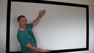 Silver Ticket Products Woven Acoustic Projection Screen Assembly &amp; Install