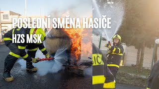 Poslední směna - hasiči se rozloučili se svým kolegou, u HZS MSK sloužil přes 30 let