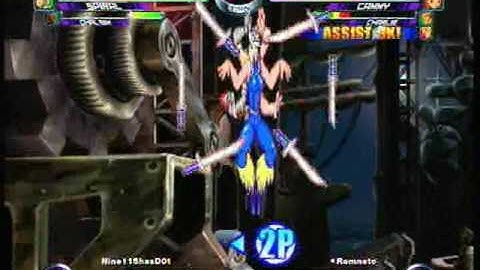 MvC2 Online (360): Nine11ShasDOt (Ruby/Spir/Sim) vs Brett (Cha/Gui/Cam) 31 .:3.12.10:.