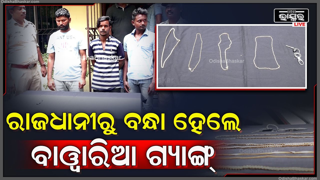 ରାଜଧାନୀ ରାସ୍ତାରୁ ଚେନ୍ ଛିଡାଉଥିଲେ ବାୱାରିଆ ଗ୍ୟାଙ୍ଗ୍ I ଏବେ ଏହି ଦୁର୍ବୃତ୍ତଙ୍କୁ ବାନ୍ଧିଲା କମିଶନରେଟ ପୋଲିସ