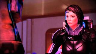 Mass Effect 2 - Lady Shepard getting drunk