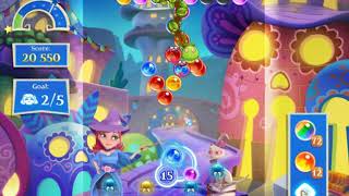 Bubble Witch 2 Saga Level 1884 with no booster & 5 bubbles left