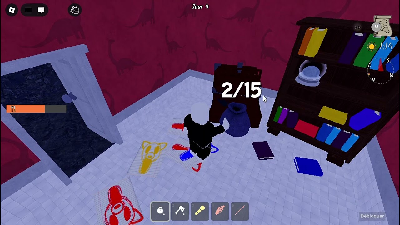 je joue à 99 nuits avec la classe campeur (je joue avec mon pote alex)