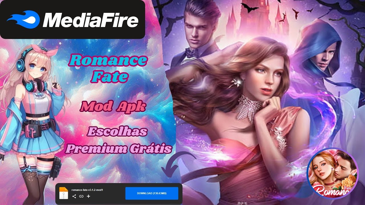 🎀 Romance Fate v3.1.2 Mod Menu; Escolhas premium gratuitas YouTube