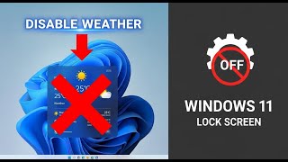 Отключение отображения погоды и других параметров на экране блокировки в Windows 11. Отключение о... screenshot 4