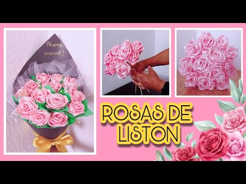 rosas de liston rosadas y celeste｜TikTok Search