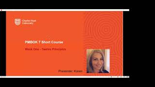 Free Short Course: Project Management Updated - PMBOK 7 - Module 1