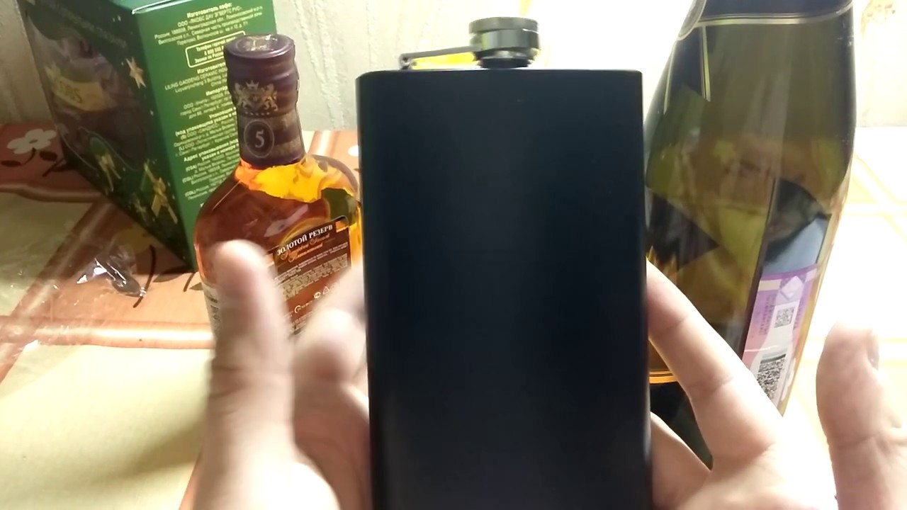 Обзор отличной подарочной фляжки 350гр (12 унц) / Review of a great gift flask for 350g (12 oz)