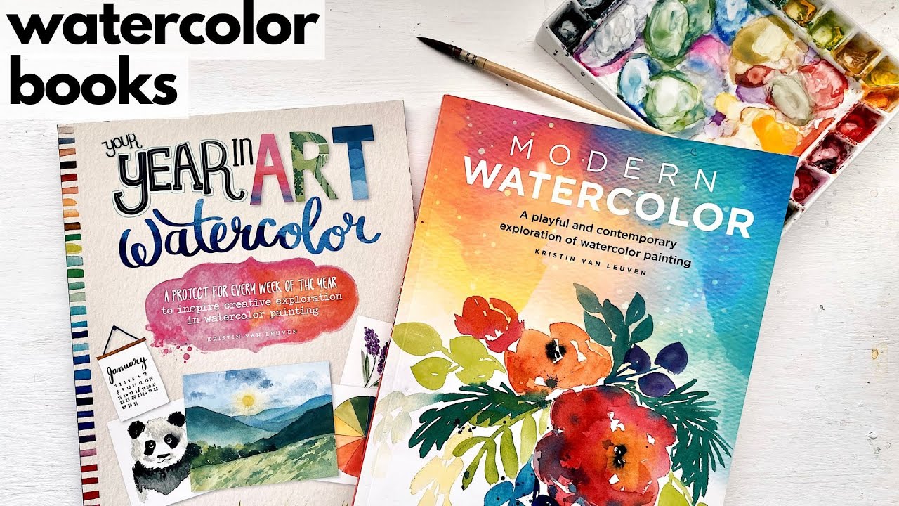 Watercolor book review - Modern Watercolor and Your Year in Art