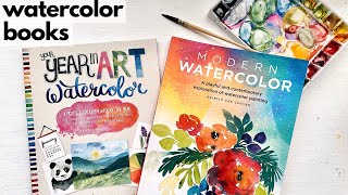 Watercolor book review - Modern Watercolor and Your Year in Art: Watercolor