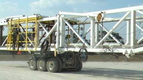 2006 Internship: Rig Work - Moving Rig Tower