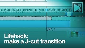 Lifehack: make a J-Cut transition with VSDC Video Editor