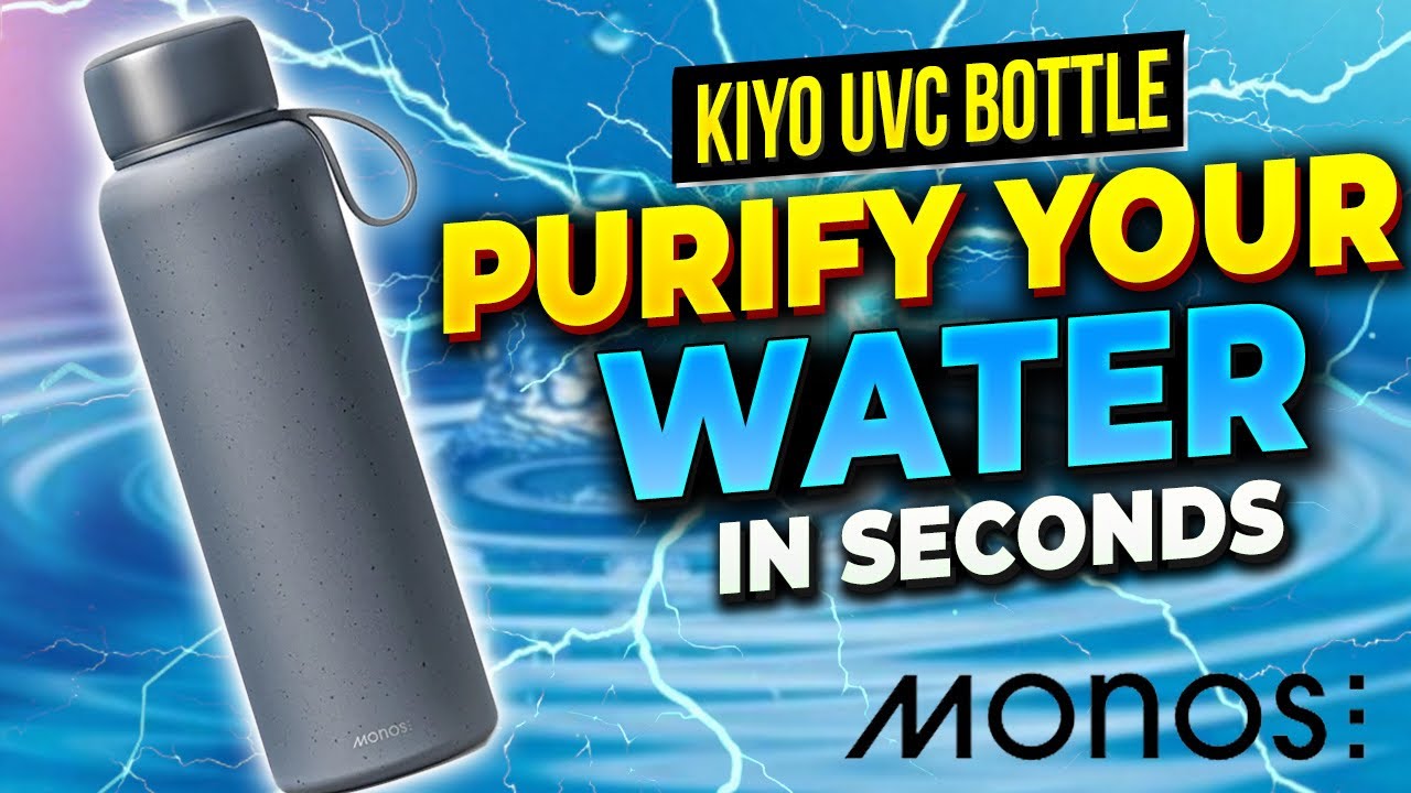 Kiyo UVC Water Bottle  Monos Travel Accessories