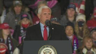 Crowds line up to see President Trump in Grand Rapids the night before the election