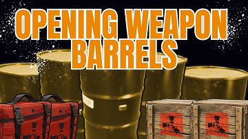 Opening Weapon Barrels #rust #gambling #skins