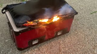 Amazonで買った対火バッグが本当に燃えないか試してみた