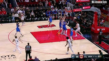 Steven Adams Gortat Screen for Alperen Şengün