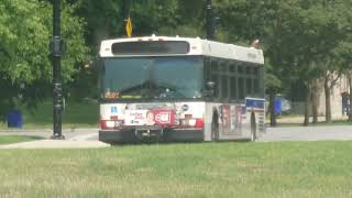 CTA 2007 New Flyer D40LF 1458 On Rt 55 Garfield 