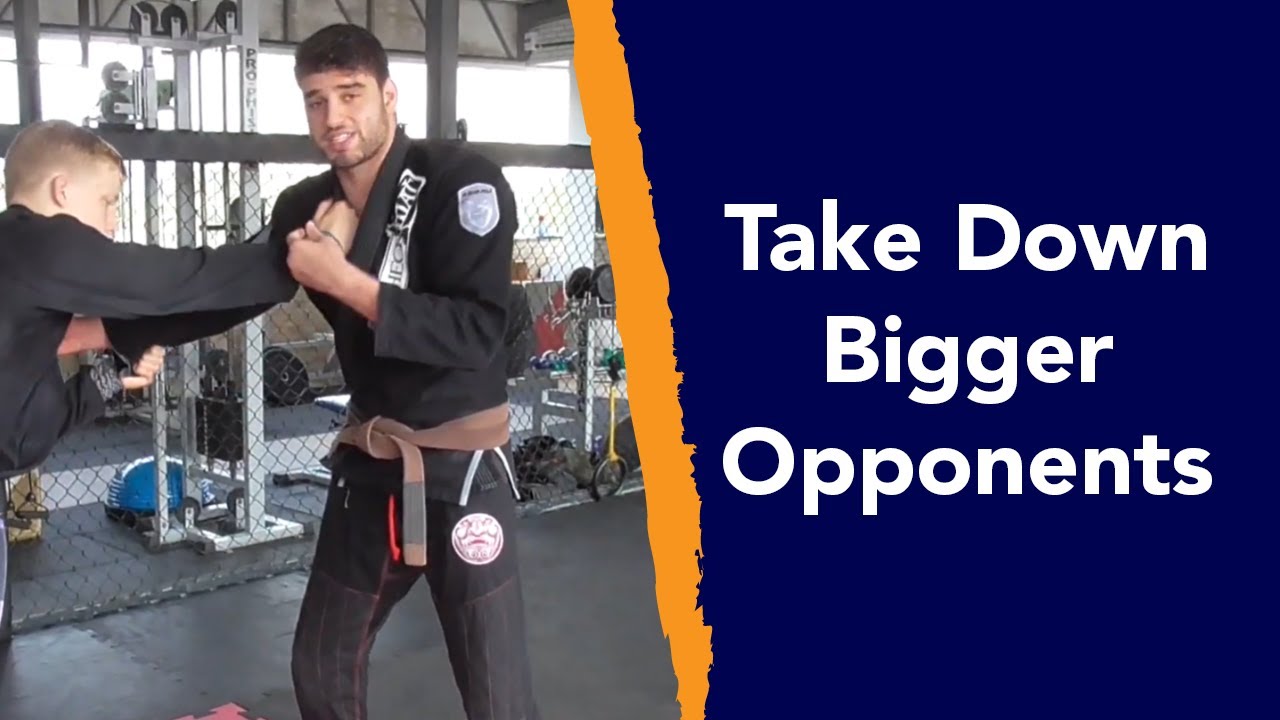 How to take down bigger opponents w/ Caio Viturino - De Groot BJJ - YouTube