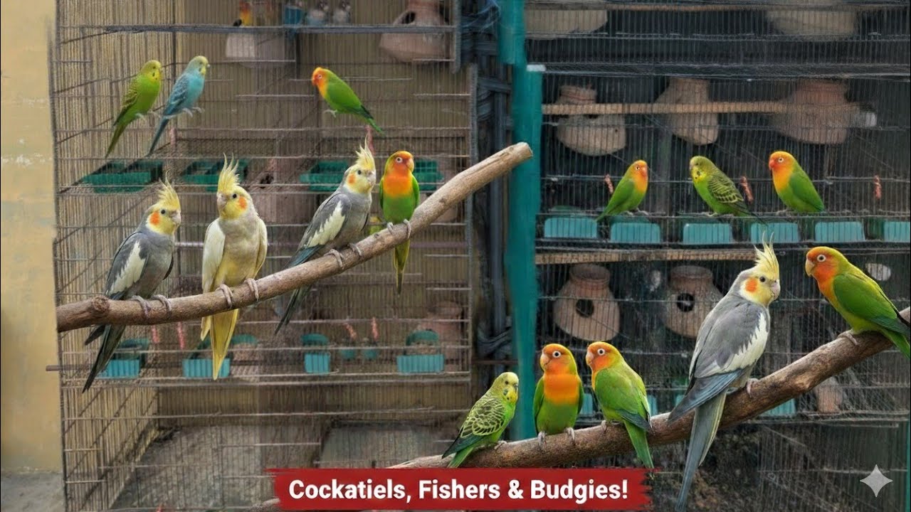 Socha ka aaj main apne Fisher aur bijali Tote dikha Dun ap Lago ko😝#birds #fisher #vlog #shortvideo 