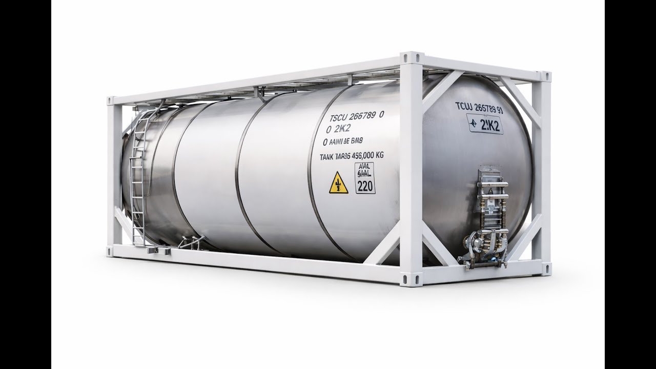 Contenedor ISO 20 Tank: qué es y para qué se utiliza