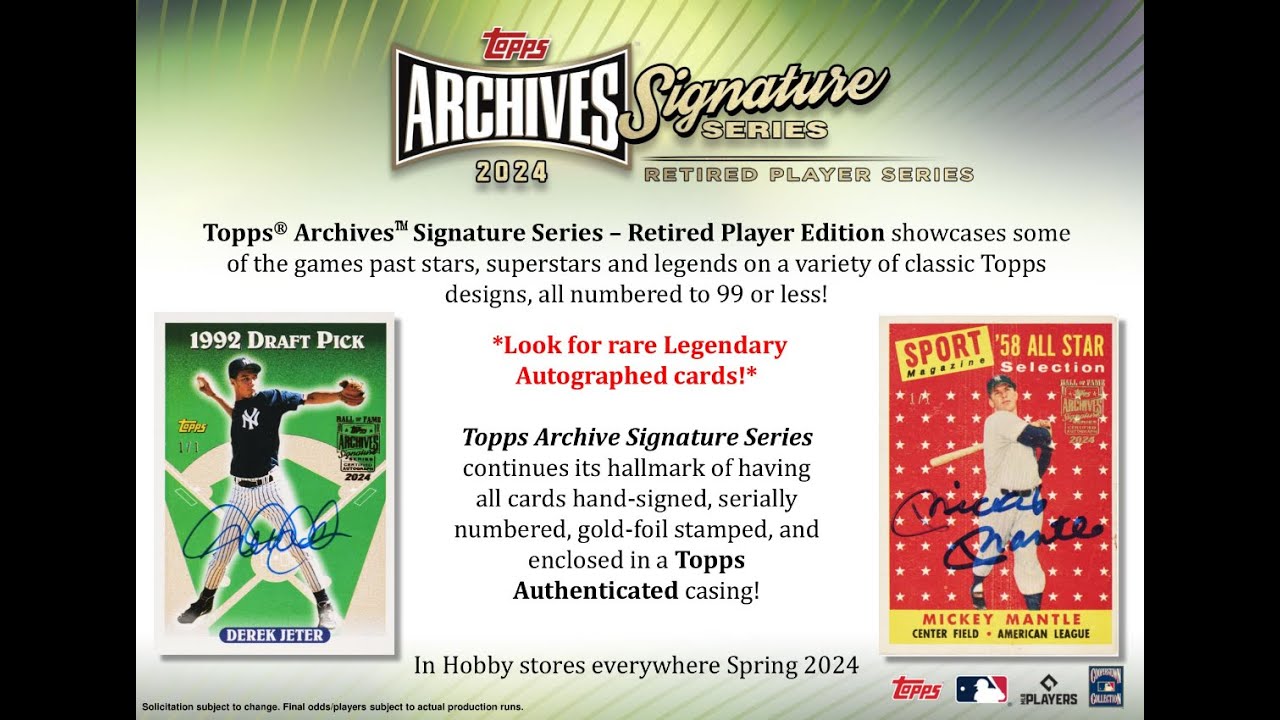 BGB1446 メジャーリーグ レジェンドサインシリーズ MLB 2024 TOPPS
