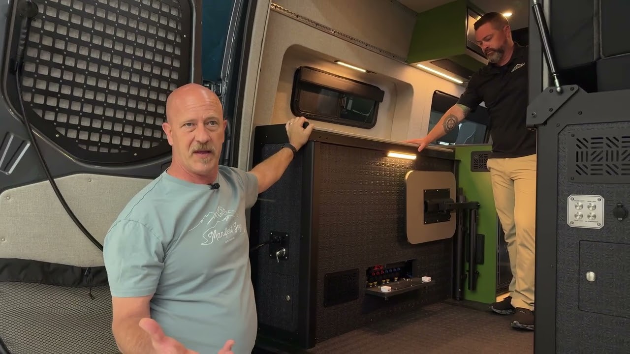 Outside vans OVERNIGHT walk through