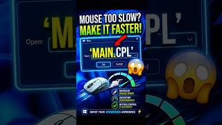 increase mouse speed in windows with this secret command! #windows #trending #laptop #mouse #speed