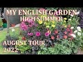 High summer back garden tour  my english garden in flower   august 2022