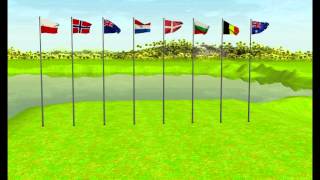 RCT3 EBF-Animated Flags Set 4. More Europe, NZ & OZ