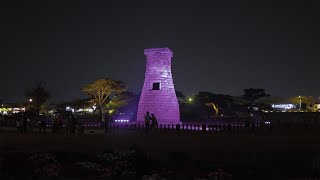 [4K] Night walking in Gyeongju, Clean, mysterious and beautiful Historical city. 4k Walk Korea tour