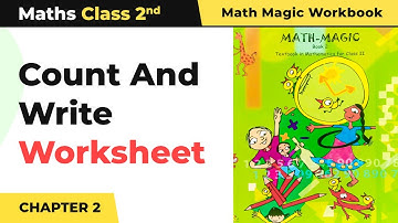 Count And Write - Counting In Groups Worksheet | Class 2 Maths Chapter 2 | 2024-25